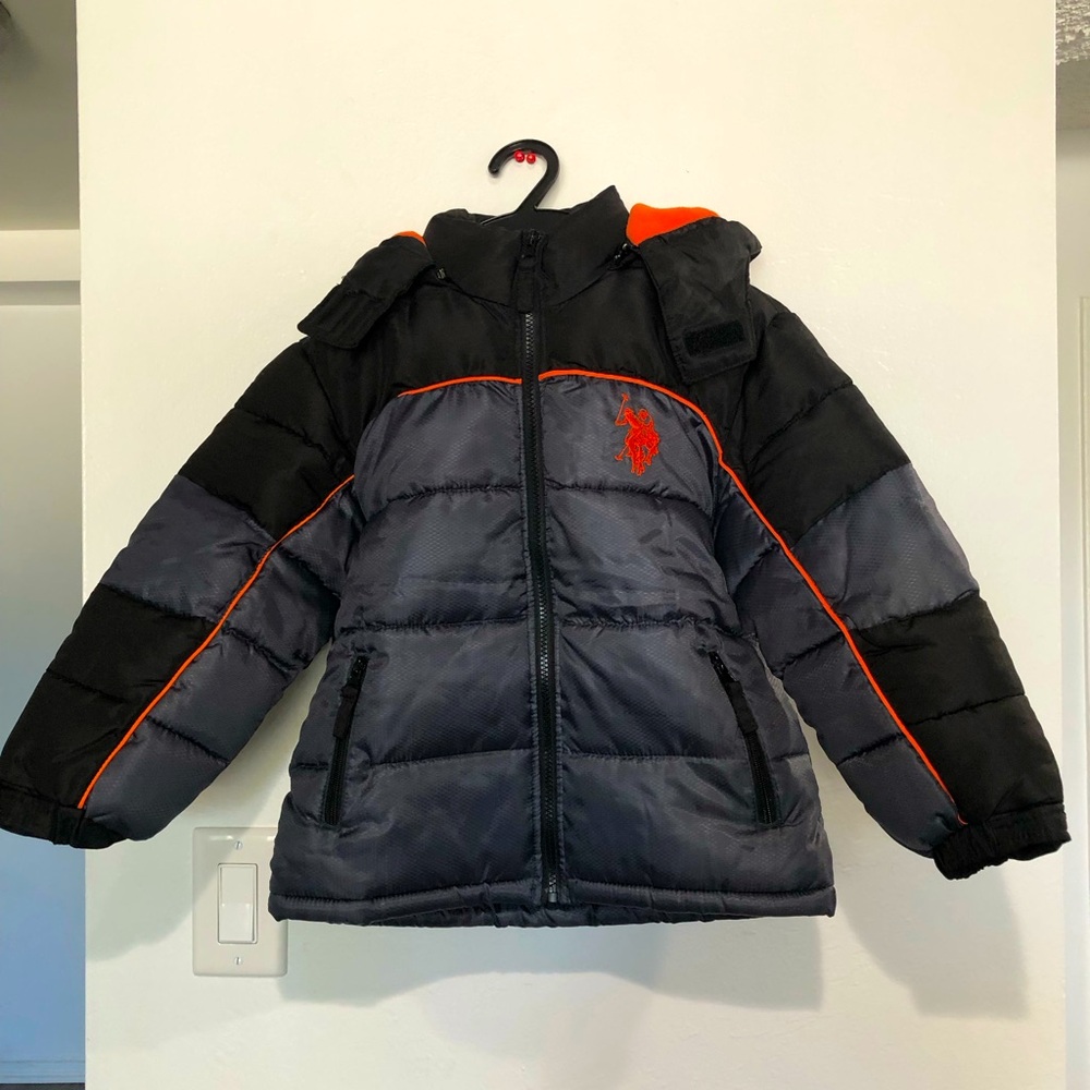 US POLO ASSN puffer for boys, M (5/6), warm and good quality.